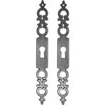 Cyclingcolors - 2x entre de cl rgence vieux fer serrure meuble ancien dcoration rustique vintage ...