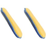 Cyclingcolors - 2x �ponge microfibre � polir anti rayure double face moto voiture carrosserie chamois ...