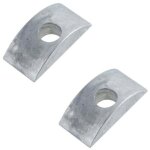 2x �trier demi lune 8mm avec trou pour vis assemblage 7mm 8mm meuble ancien demi lune rond ferrure vintage ...