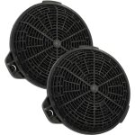 2x filtres � charbon actif compatible avec cata vn 600 x hotte aspirante - 13, 25 cm - vhbw