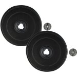 2x filtres � charbon actif remplacement pour electrolux / zanussi mcfe42, mcef03 pour hotte aspirante ...