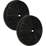 2x filtres � charbon actif compatible avec whirlpool akr 813 857881301001 hotte aspirante - 20 cm - vhbw ...