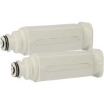 2x filtre  eau cartouche compatible avec samsung rf23r62e3s9, rf23r62e3s9 / ef, rf23r62e3b1, rf23r62e3b1 ...