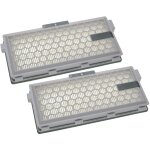 2x filtre compatible avec miele compact c1, complete c2, c2, c1 ecoline, c2 powerline aspirateur - filtre ...