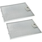 2x filtres permanent � graisse compatible avec bosch dke935aau / 06, dke935abr / 01, dke935agb / 01, ...