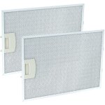 2x filtres permanent � graisse compatible avec siemens lc957ba20 / 01, lc957bb40 / 01, lc957bc20 / 01, ...