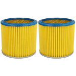 2x filtre pliss� compatible avec rowi 20 px 1. 1, fam aquavac, nevac pt450, go on nt 1300i, tarrington ...