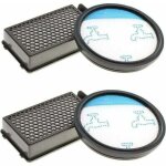 2x kit de filtres pour aspirateur rowenta compact power cyclonic comme ro3731ea, ro3724ea, ro3753ea, ...