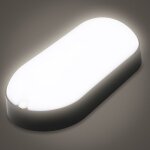 2x luminaire pour pices humides led lampe pour locaux humides lampe pour baignoire 15w lampe ovale blanche ...