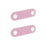 2x poigne de meuble plastique entraxe 96mm hauteur 25, 5mm tiroir armoire commode malle porte poigne ...