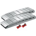 Wiltec lot de 2x rampe de chargement pliable 2280 x 280 mm ? capacit� de charge max. 1360 kg ? profil ...