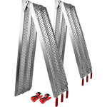 Wiltec - lot de 2x rampe de chargement pliable 2260 x 305 mm ? capacit� de charge max. 680 kg ? profil ...