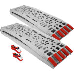 Wiltec - lot de 2x rampe de chargement pliable 2260 x 295 mm ? capacit� de charge max. 820 kg ? profil ...
