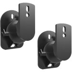 2x support mural universel pour enceintes fixation de botes rotation + inclinaison rsistant  une charge ...
