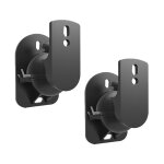 2x support mural universel pour enceintes fixation de botes rotation + inclinaison rsistant  une charge ...