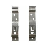 2x support de plaque d'immatriculation � ressort pour remorque en acier pince clip min�ralogique attelage ...