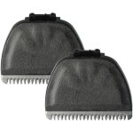 2x tte de rasoir remplacement pour panasonic wer9714y, wer9714 pour rasoir, gris - vhbw