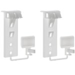 2x tulipe de guidage de volet roulant universelle et r�versible pour le guidage du tablier pendant l'enrouleme ...