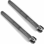 2x vis de lit tte en croix en acier brut diamtre 8mm x 100mm pas 150mm vis filetage direct meuble rparation ...