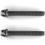 Cyclingcolors - 2x vis de lit tte romaine 4 trous en acier brut diamtre 9mm x 60mm pas 175mm vis filetage ...
