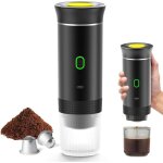 3 en 1 cafetiere expresso, machine  caf multi capsules, 4  6 minutes d'auto - chauffage, petites capsules, ...