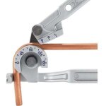 3 en 1 cintreuse de tubes manuelle 1 / 4'' 5 / 16'' 3 / 8'' 0 - 180� outils de cintrage pour cuivre, ...
