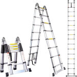 3, 2m Échelle télescopique en aluminium pliante (1, 6m + 1, 6m) Échelle escamotable multifonction bricolage ... 3, 2m Échelle télescopique en aluminium pliante (1, 6m + 1, 6m) Échelle escamotable multifonction bricolage ...