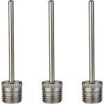 3 aiguilles de gonflage en acier inoxydable pour ballons de basket, football et volley, accessoires pour ...