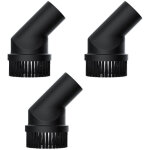 3 pack premium brosse d'aspirateur pour meubles, brosse ronde avec diam�tre de 35mm avec t�te pivotante ...