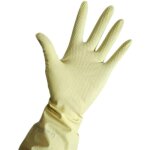 3 paires de gants de m�nage - couleur jaune - taille l