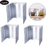 3 pcs �cran anti�claboussures de cuisson bouclier garde d'�claboussure d'huile plaque d'aluminium de ...