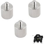 3 pi�ces adaptateur de tr�pied de niveleur laser, 5 / 8 femelle vers 1 / 4 pour pied de micro, appareil ...