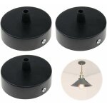 Gabrielle - 3 pices auvent de plafond 8cm cache fil pour lustre magntique profil avec serre - cble ...