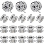 3 pices bote  canette pour machine  coudre, 15 pices bobine en mtal, compatible pour singer janome ...