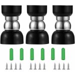 Aougo - 3 pièces butoir de porte magnétique, acier inoxydable butées arrêts de porte door stoppers pour ... Aougo - 3 pièces butoir de porte magnétique, acier inoxydable butées arrêts de porte door stoppers pour ...