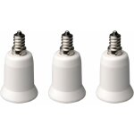 3 pices convertisseurs de base d'ampoule e12  e27 adaptateurs de douille de lampe convertisseurs de ...