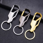 3 pi�ces porte - cl�s en m�tal porte - cl�s en alliage de zinc avec mousqueton, porte - cl�s de voiture ...