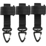 3 pi�ces supports de gants, crochet de gant r�glable, clips de gants avec mousqueton, pour gants de travail ...