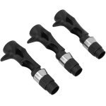 3 pi�ces support de moulinet pour canne � p�che avec clip de fixation - accessoires de p�che spinning ...
