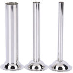 3 pi�ces tube de saucisse, entonnoir saucisse en acier inoxydable 12 / 19 / 32 mm pour hachoir � saucisse ...