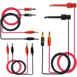 3 sets - cordons d'essai pour fiche banane de 4 mm, crochet test c�ble pour multim�tre, ligne d?essai ...