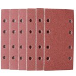 30 feuilles de papier abrasif, 40 / 60 / 80 / 120 / 180 / 240 patins abrasifs auto - agrippants papier ...