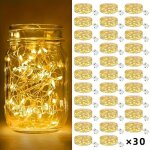 30 mini guirlande led � pile, 2m 20led 3 modes pile, ip65 �tanche petite guirlande lumineuse led interieur ...