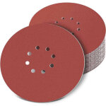 (30 pcs?120 240 grain)225mm disque de ponage, disque abrasif circulaire, 8 trous papier abrasif ponceuse, ...