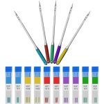 Msbd 30 pcs aiguilles machine a coudre 9 / 11 / 14 / 16 / 18 aiguille a coudre aiguille universelle machine ...