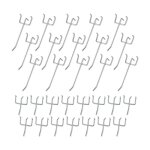 30 pi�ces crochets pour panneaux perfor�s, crochets pour panneau perfor� porte mural, crochets muraux ...