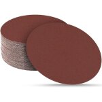 30 pi�ces disque de pon�age, 180 mm rond disques abrasifs � non trous papier poncer � grain 240 pour ...