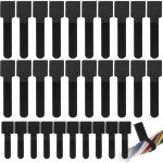 30 pices organisateurs de cbles auto adhsif, gestion des cbles auto - agrippant, support de fils ...