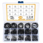 300 pi�ces e - clips kit anneau de retenue externe, assortiment circlips snap, bagues d'arr�t circlips, ...