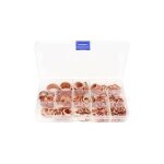 300 pices m5 - m20 rondelles en cuivre, jeu de joints en cuivre, bague d'tanchit, joint de rondelle ...